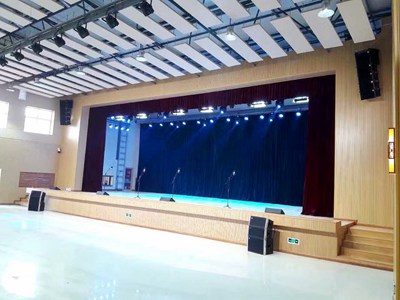 宁夏中卫市高校多功能厅音响系统 工程案例